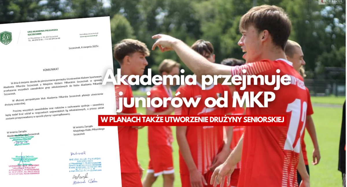 Akademia Piłkarska przejmuje wszystkich juniorów od MKP. To efekt porozumienia