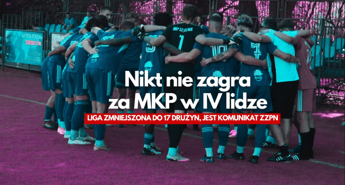 Nikt nie zajmie miejsca MKP Szczecinek. IV liga będzie zmniejszona
