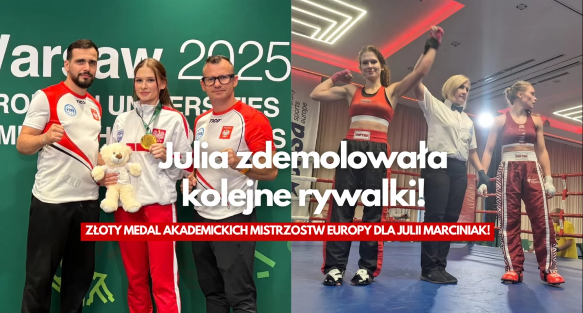 Julia Marciniak znowu pokazała moc! Ma złoto Akademickich Mistrzostw Europy!