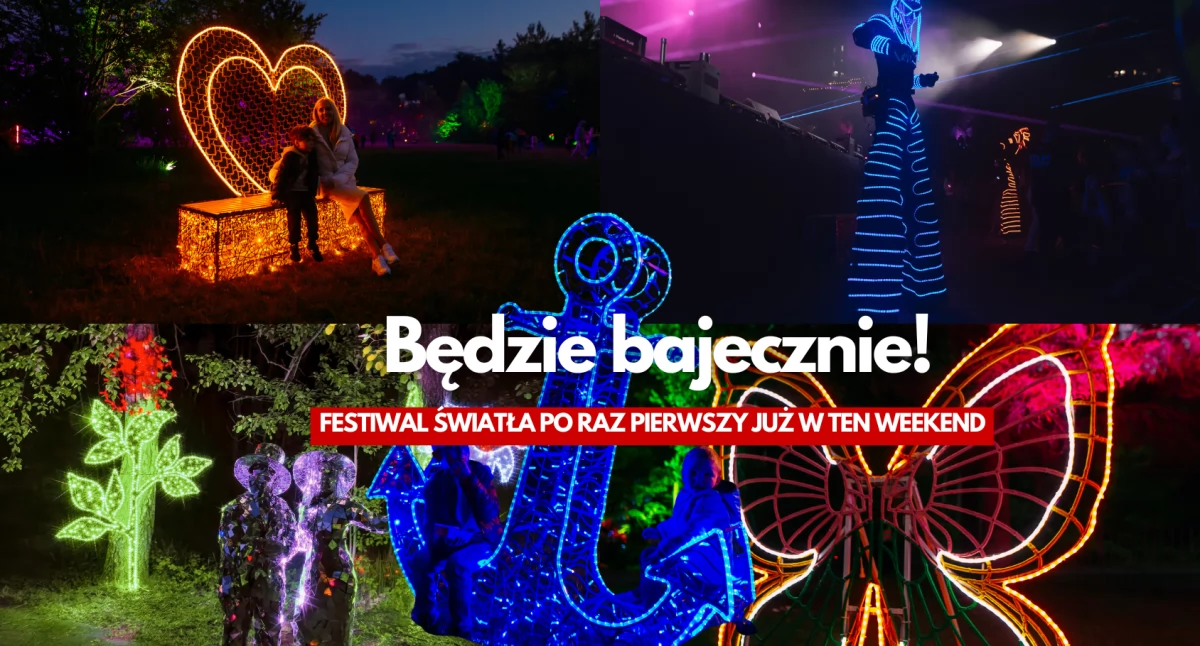 Festiwal Światła w Szczecinku. Będą roboty LED, kolorowe pokazy i taniec z ogniem!