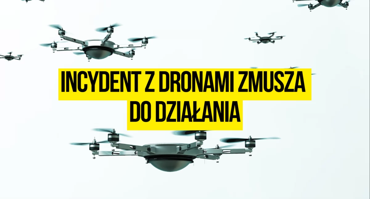 Drony nad Polską. Co robić w razie alarmu? Starosta pyta wojewodę o pieniądze na ochronę