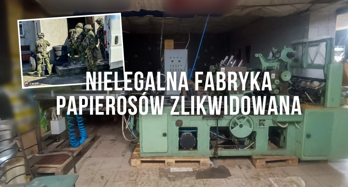 CBŚ uderza w powiecie szczecineckim. Zlikwidowano nielegalną fabrykę papierosów