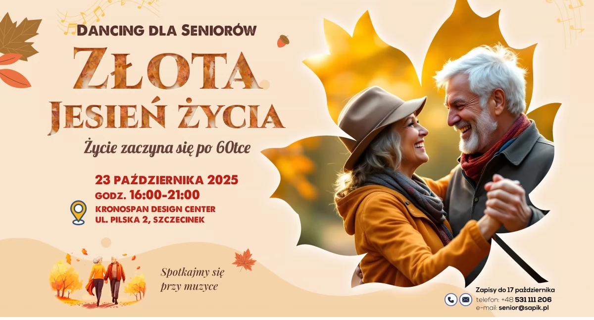 Dancing dla seniorów wraca do Szczecinka. Już 23 października