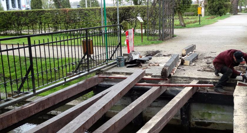 Mostek na Niezdobnej już po remoncie