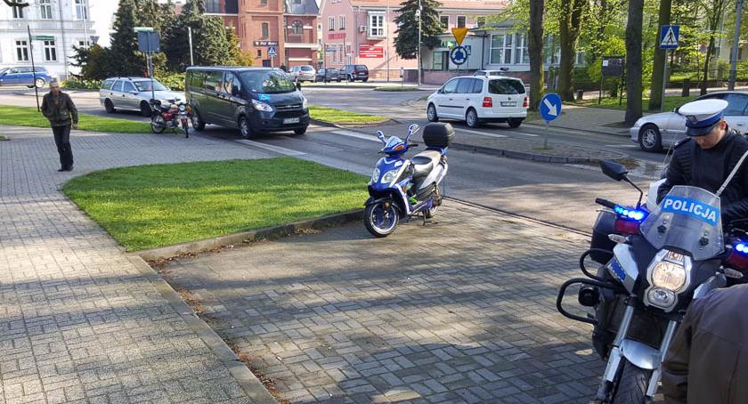 Zderzył się motorower ze skuterem