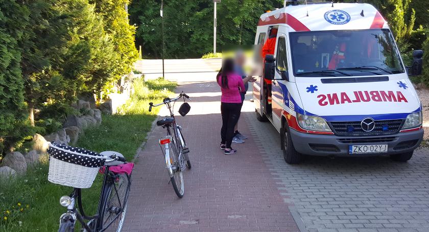 Znów zderzyła się dwójka rowerzystów