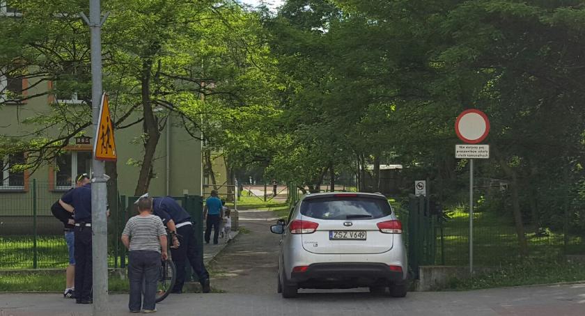 Potrącenie rowerzysty na ul. Kościuszki