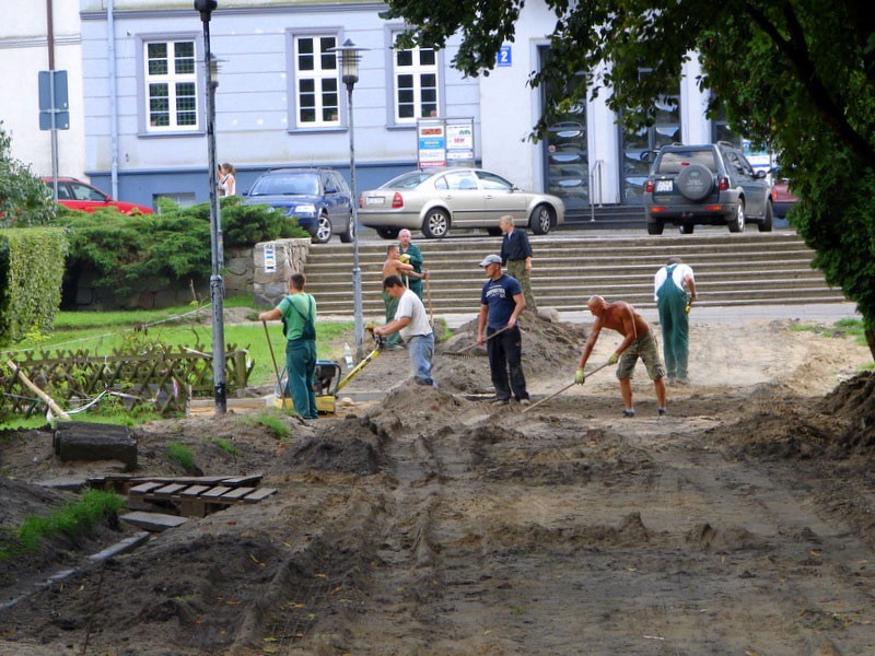 Fontanny i chodnik będą miały nowy wygląd