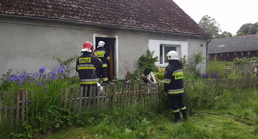 Pożar w Starym Grabiążu