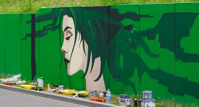 Mural przy wjeździe na Świątki w Szczecinku niedługo będzie gotowy