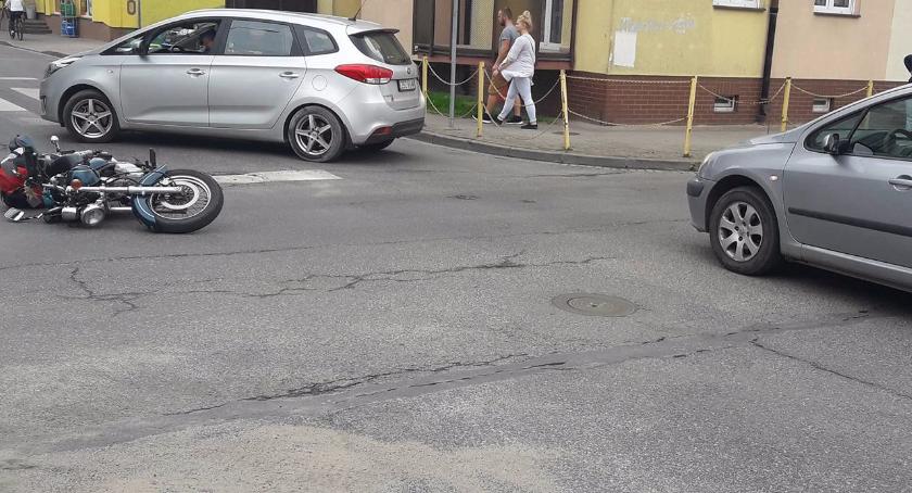 Wypadek na skrzyżowaniu Koszalińskiej i Jeziornej