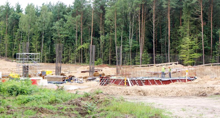 Obwodnica Szczecinka w lesie 