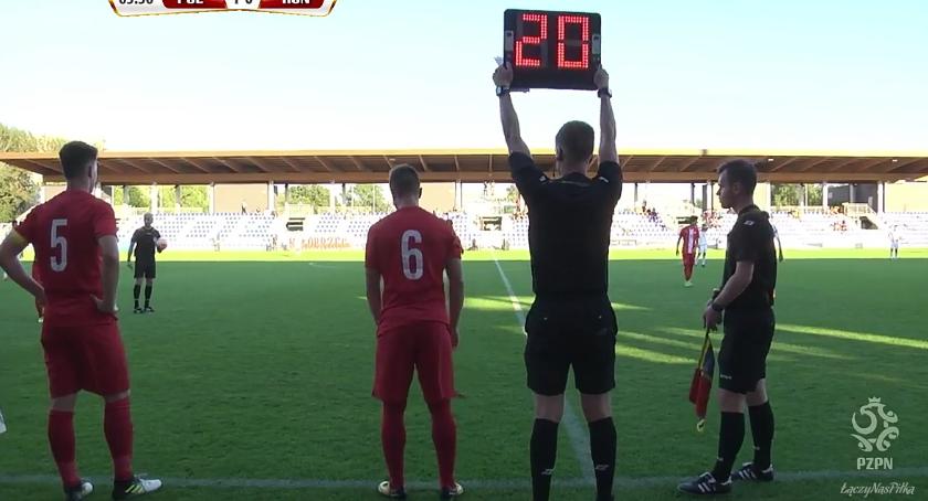 Jakub Białczyk zagrał z Węgrami