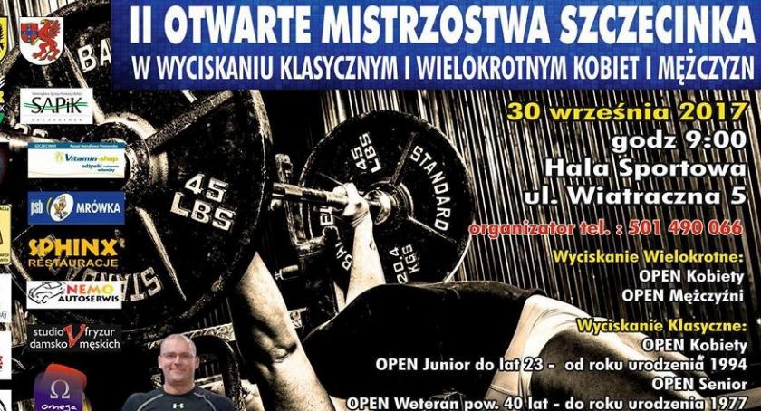 II. Mistrzostwa Szczecinka w wyciskaniu klasycznym - już w sobotę!