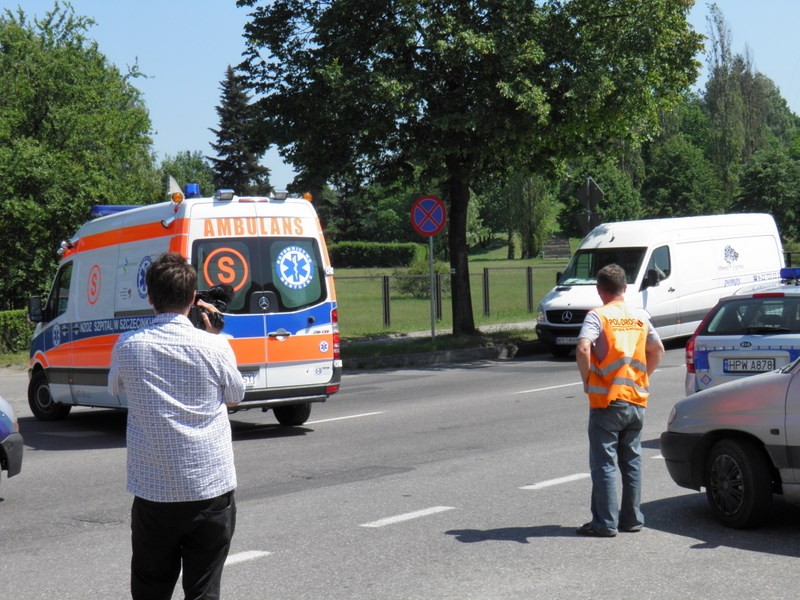 Niebezpiecznie na obwodnicy: Słońce daje się we znaki kierowcom