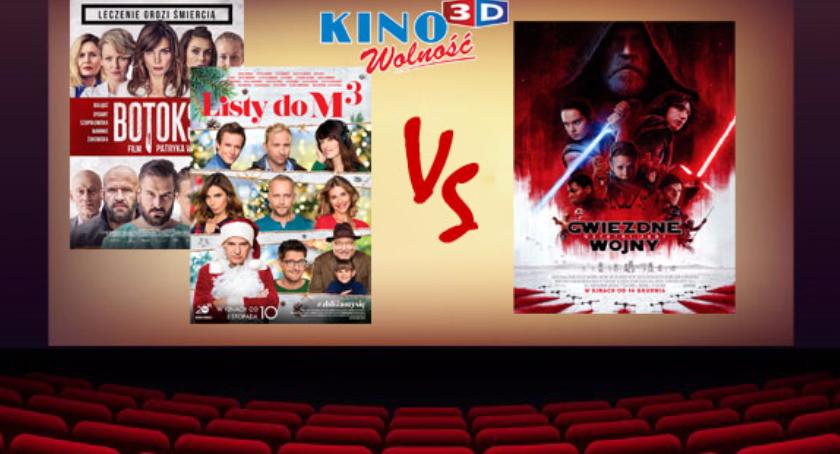 Kino Wolność: Botoks: 5000 widzów, Listy do M: 5300 widzów. Star Wars pobiją rekord?