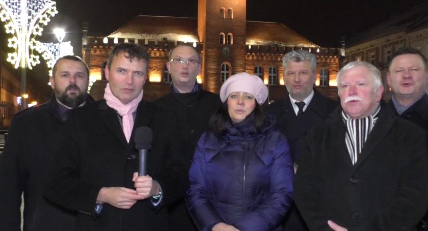 Radni RDS składają życzenia mieszkańcom Szczecinka. Śpiewająco :)