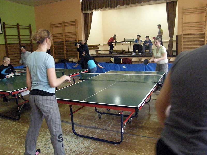 W Parsęcku grali w tenisa stołowego