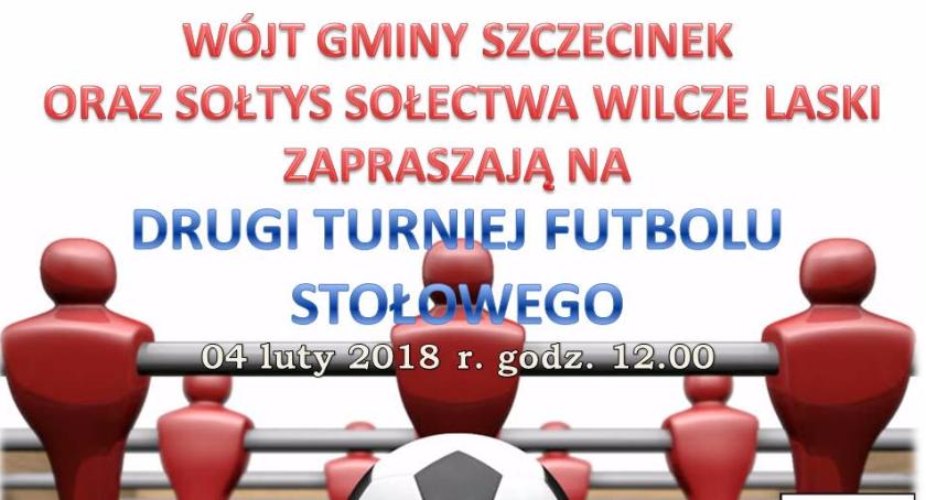 Drugi Turniej Futbolu Stołowego. Zaproszenie