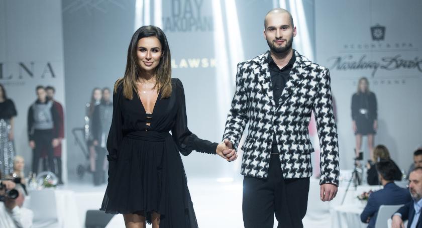 Bartosz Pilawski ze Szczecinka na Zakopane Fashion Day. Jego pokaz wsparła Natalia Siwiec
