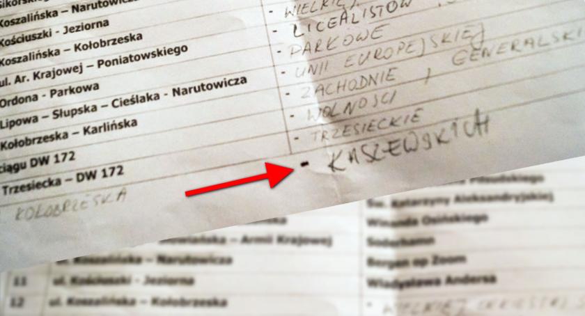 Radny mógł mieć rondo swojego imienia, ale w ratuszu ktoś się bawił korektorem