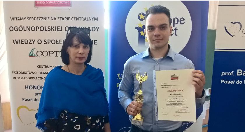 Michał Kotschy drugim podwójnym finalistą olimpiady w I LO