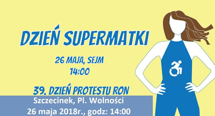 Dzień Supermatki, czyli protesty na święto mam także w Szczecinku