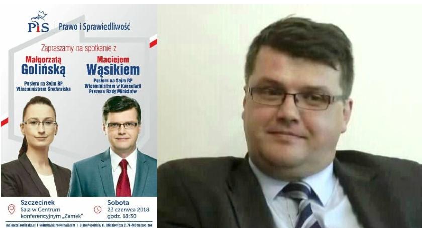 Były wiceszef CBA w Szczecinku. Zaproszenie na spotkanie