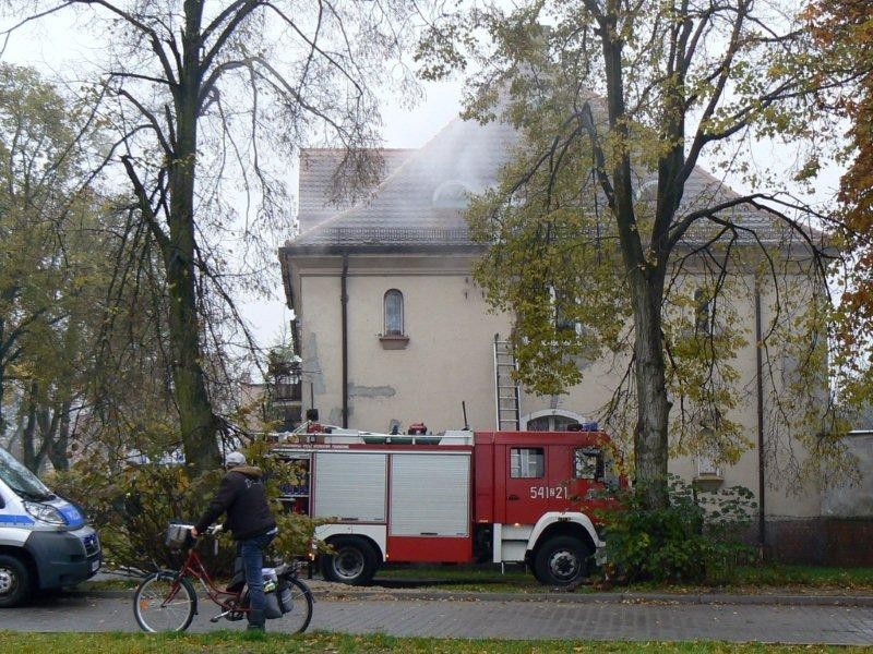 Pożar na ul. Szczecińskiej. Przyczyną - suszarka elektryczna