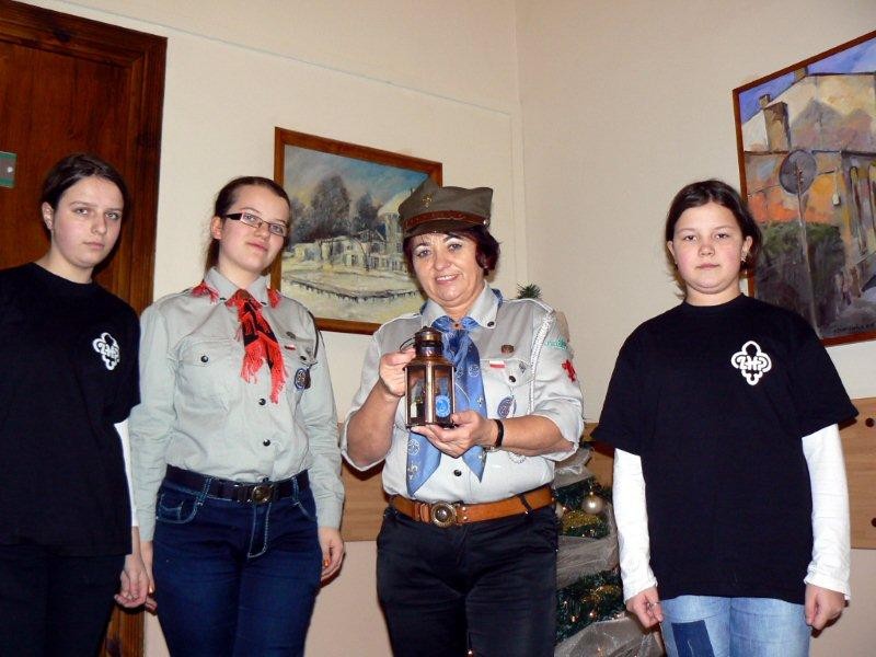 Światełko pokoju w ratuszu
