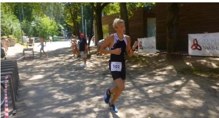 Antoni Borys na podium w Kraśniku