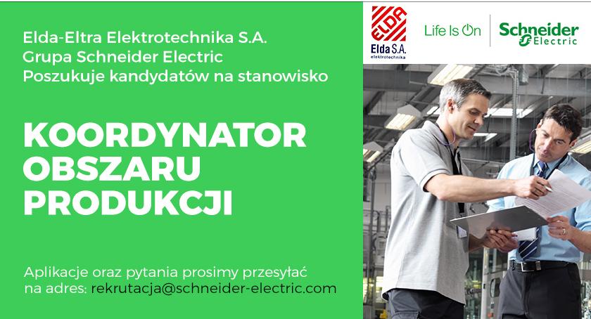 Schneider Electric zatrudni na stanowisko Mistrz/Koordynator Sektora Produkcji