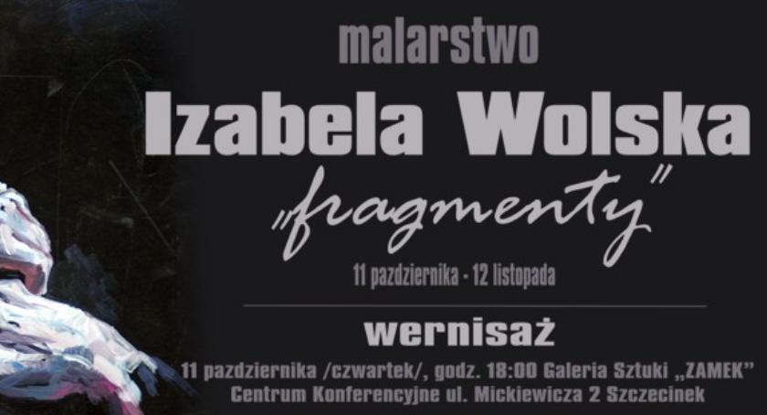 Izabela Wolska i jej prace. Zaproszenie na wystawę