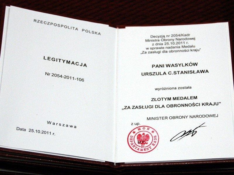 Medale od Ministra Obrony Narodowej - dla rodziców