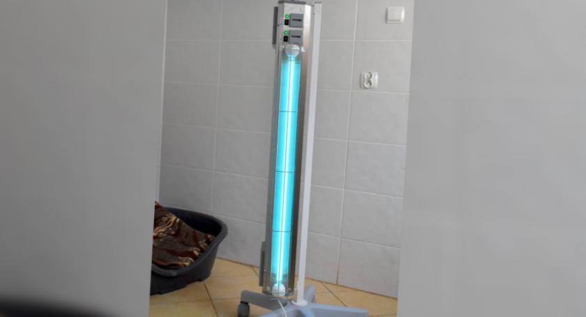 Nowa lampa antybakteryjna już trafiła do schroniska dla zwierząt w Szczecinku. Zbiórka nadal trwa