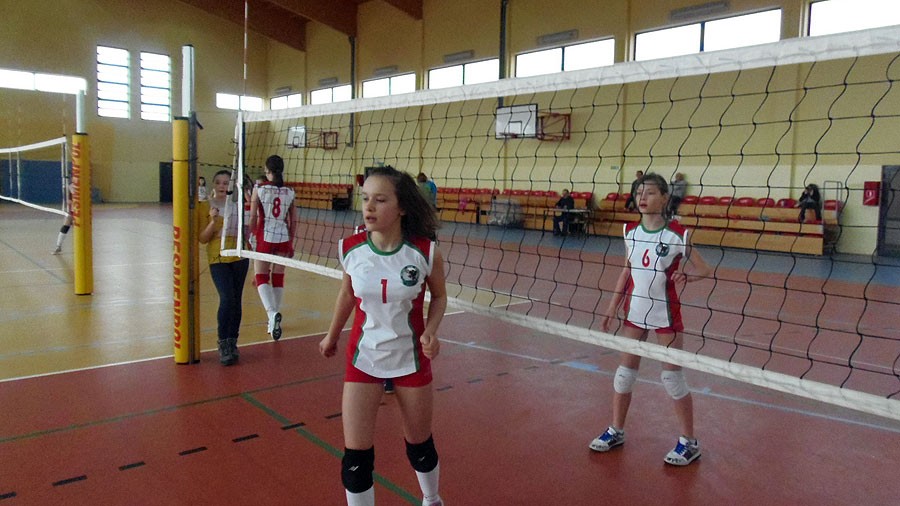 Grały najmłodsze siatkarki