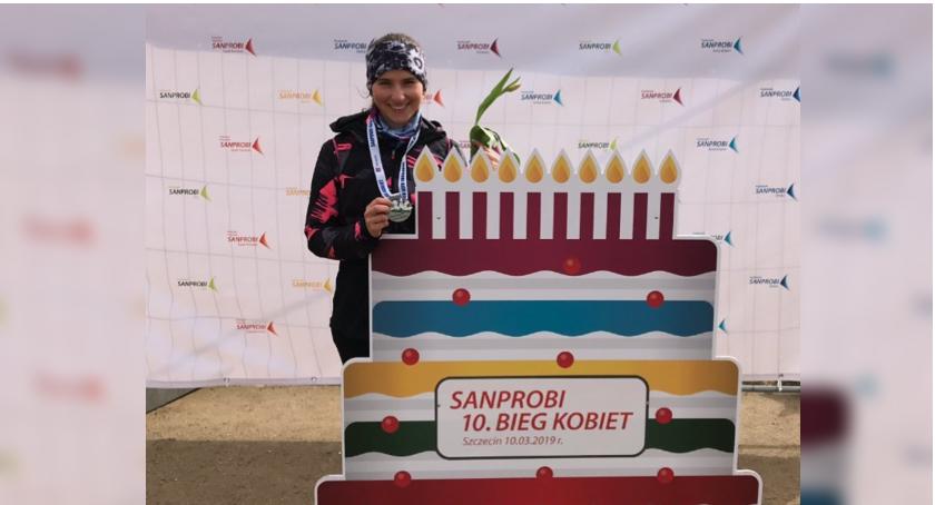 Małgorzata Szabałowska tuż za podium Biegu Kobiet w Szczecinie