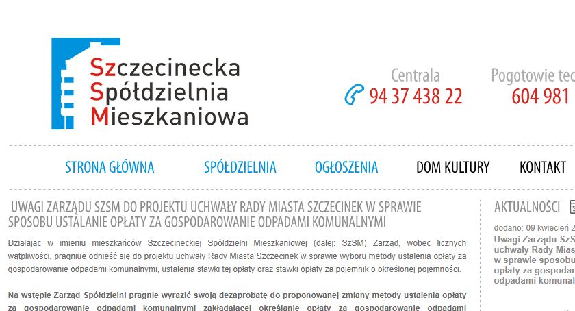 Śmieci rozliczane z wodą? Spółdzielnia: Uchwała spowoduje jeszcze większe niezadowolenie społeczne