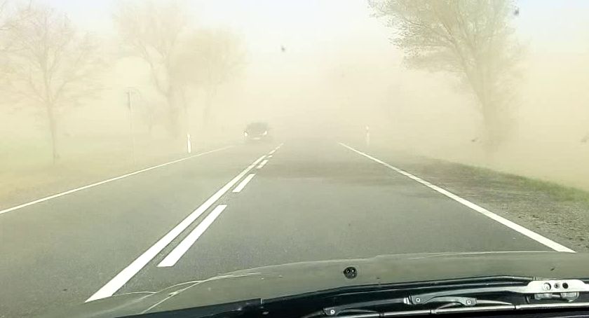 Sahara? Nie, to Szczecinek. Burze piaskowe w regionie