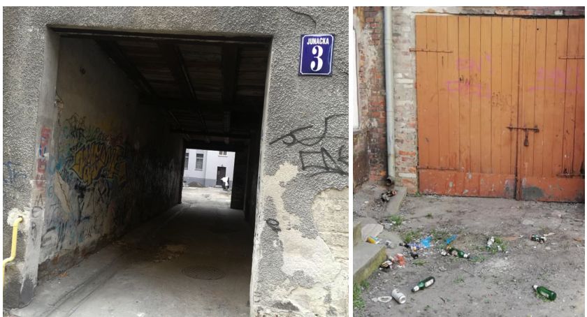 Śmiecą i piją alkohol. Co się dzieje na ul. Junackiej?