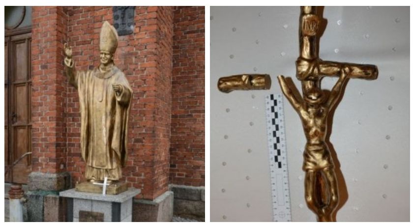 Znieważył pomnik papieża. Grozi mu grzywna lub nawet 2 lata więzienia