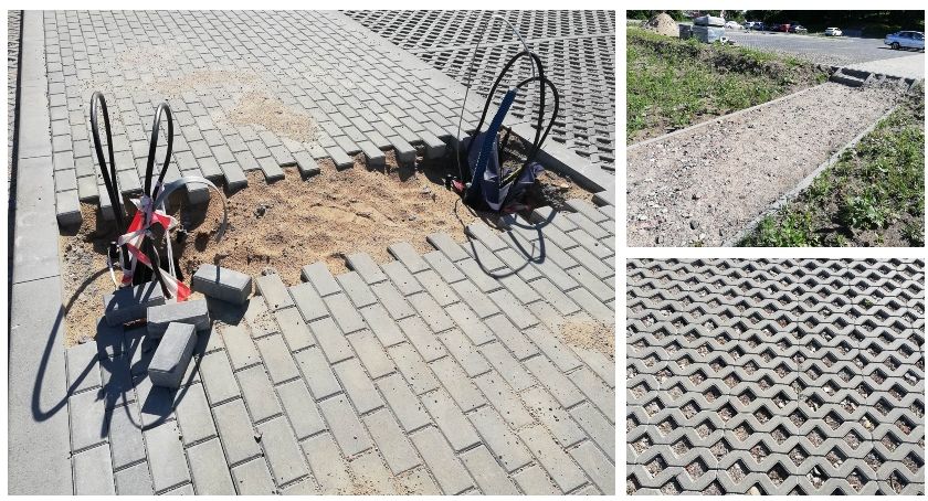 Parking koło cmentarza jak nasza obwodnica. Ciągle niedokończony