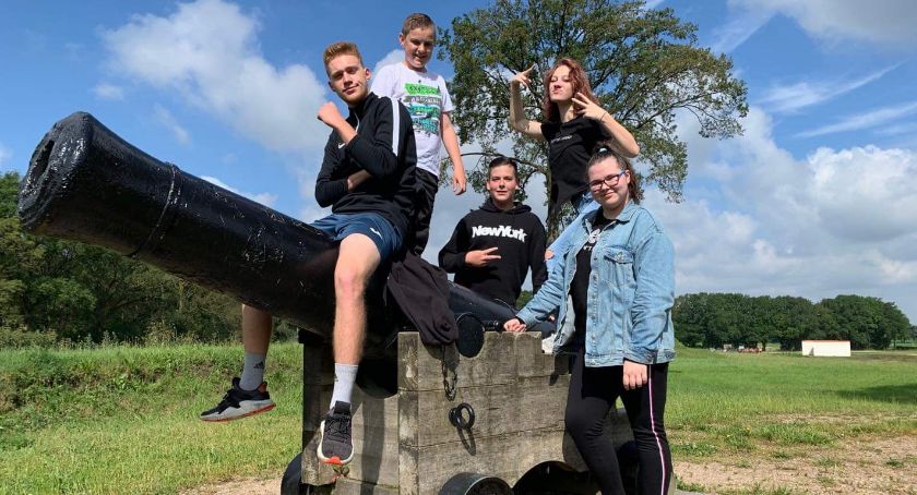 Uczniowie SP5 w Bergen op Zoom. 