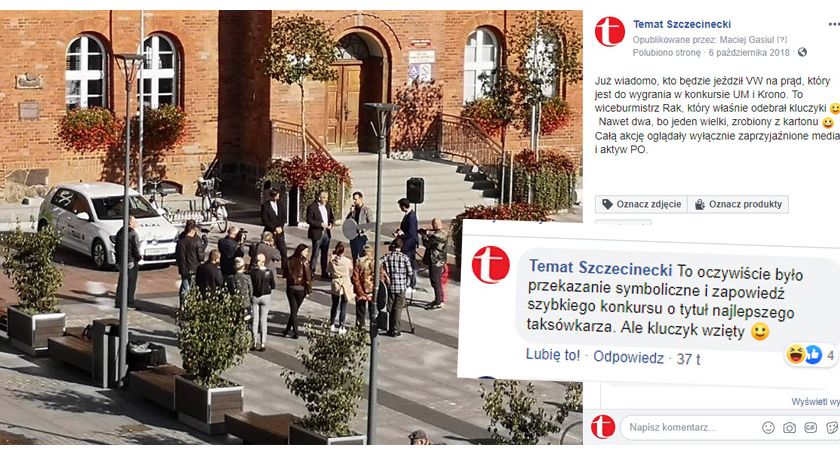 Otrzymał kartonowy kluczyk, potem chciał 5 tysięcy i przeprosiny. Skończyło się ugodą