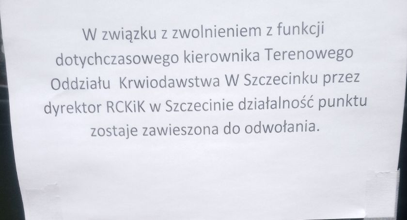 Kiedy punkt krwiodawstwa w Szczecinku zostanie otwarty? Krzysztof Lis: Dopinają sprawę kontraktu