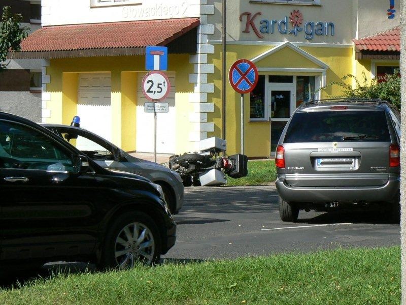 Wypadek na ulicy Kościuszki koło WKU. O tym, kto zawinił rozstrzygnie sąd