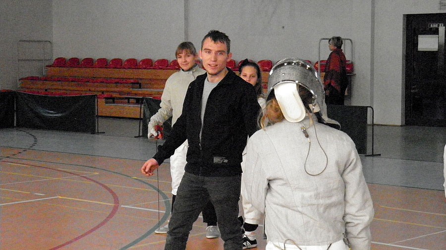 Szermiercze spotkanie absolutnych amatorów