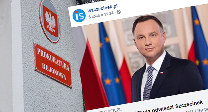 Napisał na fejsie, co zrobi prezydentowi jak przyjedzie do Szczecinka. Zgłoszenie do prokuratury