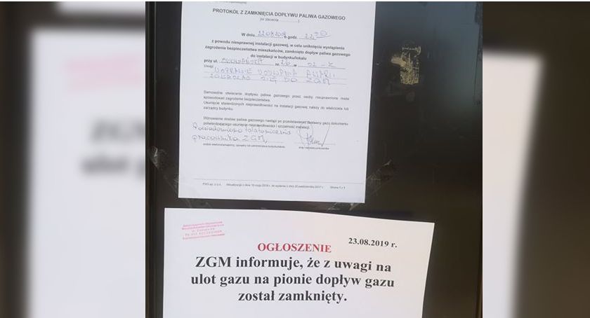Była nieszczelność, lokatorzy zostali bez gazu