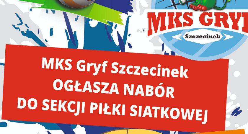 MKS Gryf ogłasza nabór do sekcji piłki siatkowej